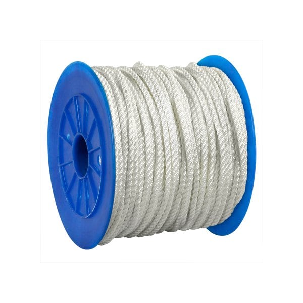 Bsc Preferred 1/2'', 5,670 lb, White Twisted Nylon Rope BUY00016446 - main